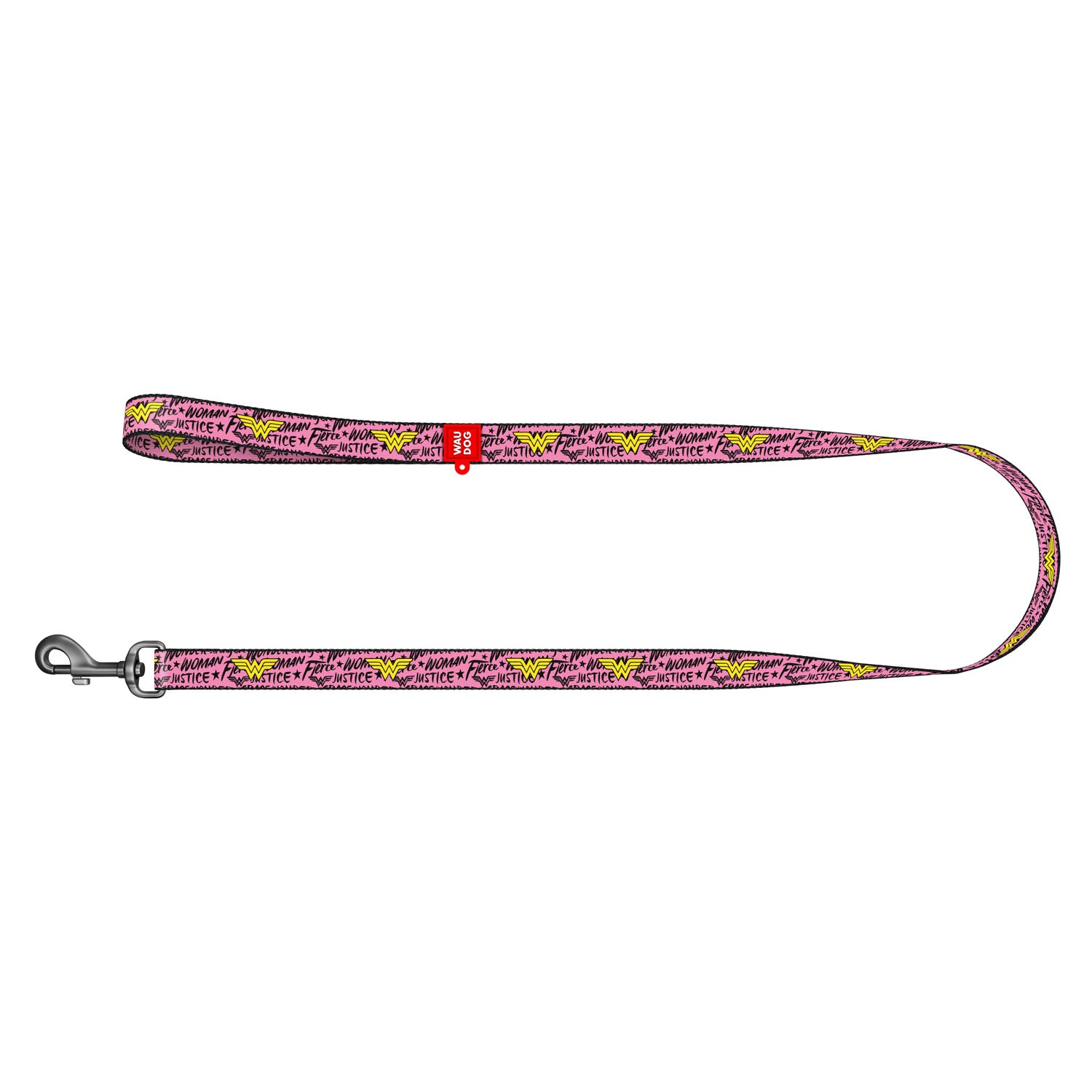 WAUDOG Nylon dog leash "Wonder Woman" - 0115-2007