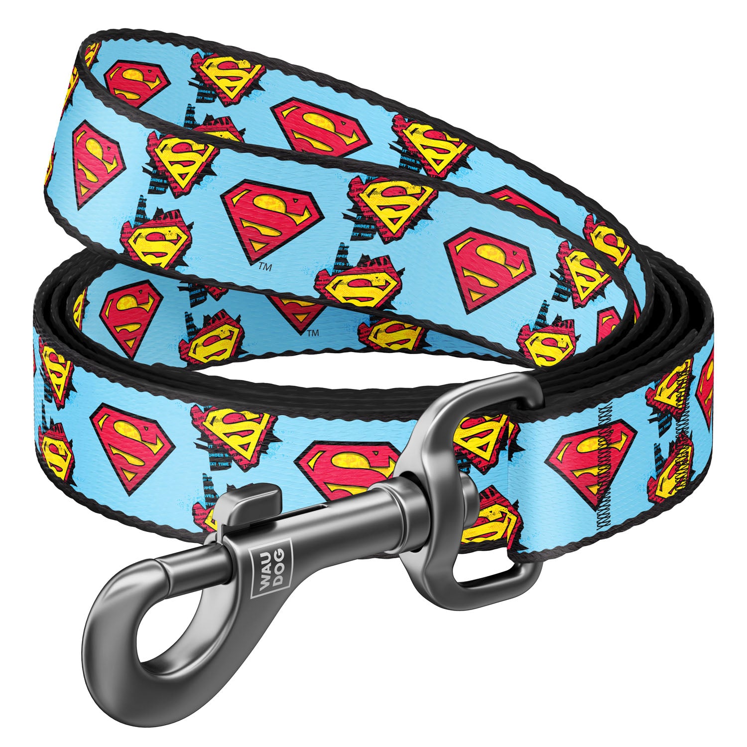 WAUDOG Nylon dog leash "Superman" - 0120-2005