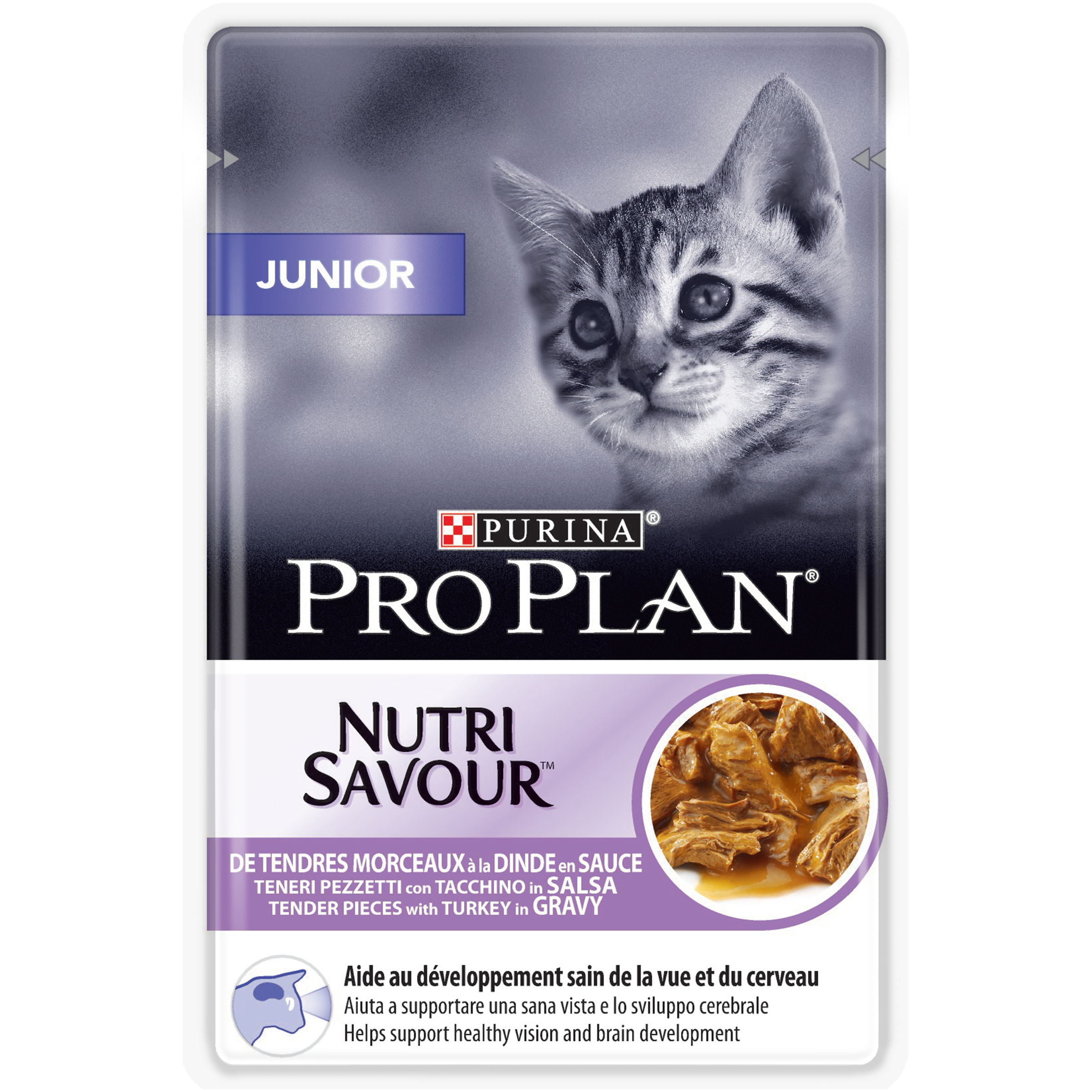 PURINA PRO PLAN Junior Nutri Savour with Turkey in Gravy 85g