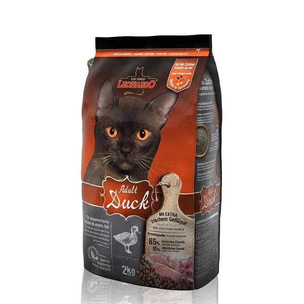 LEONARDO Adult Cat Dry Food with Duck 1.8kg