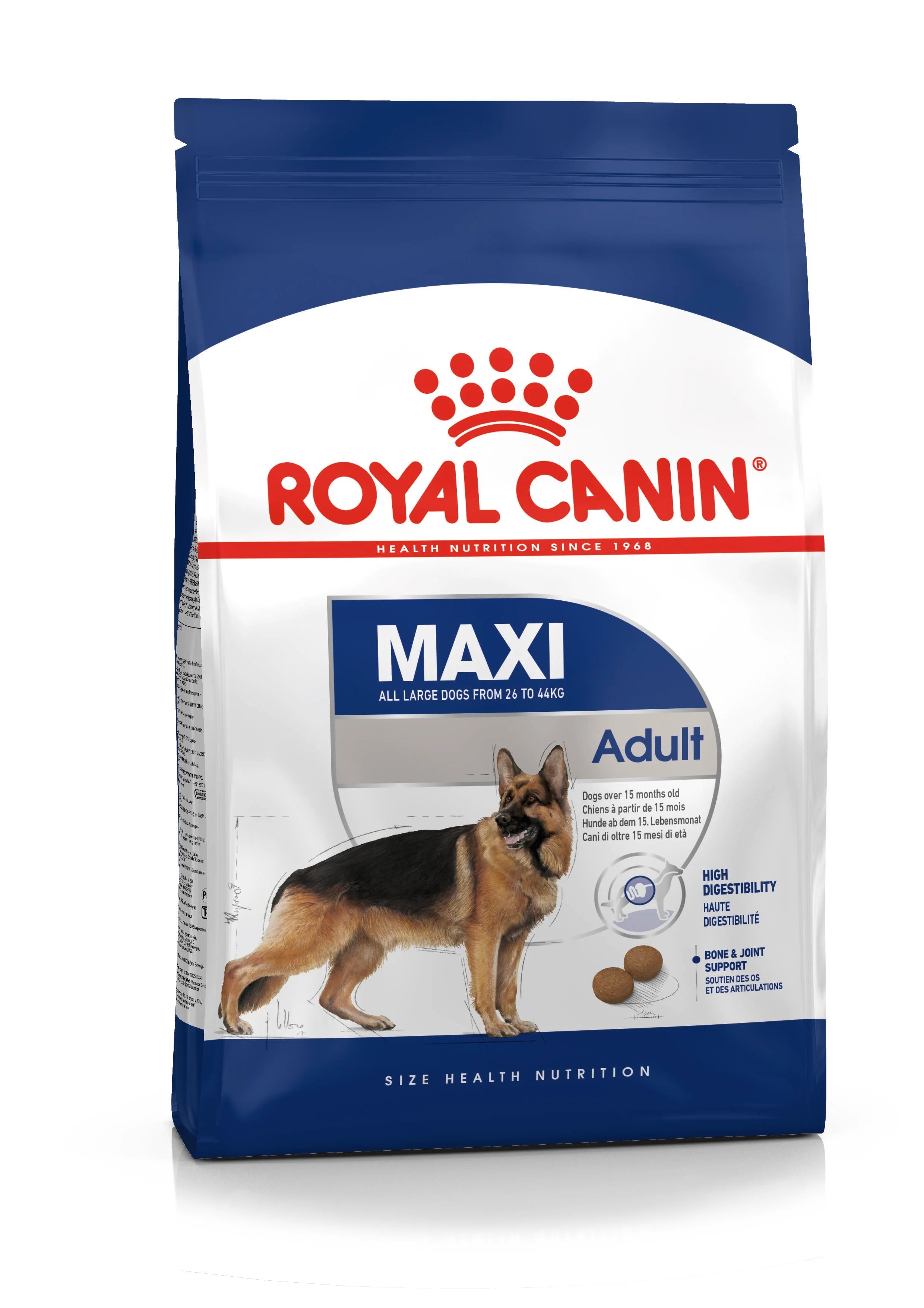 Royal Canin Maxi Adult (15 KG) - Dry food for large dogs from 26 to 44 KG. From 15 months to 5 years old