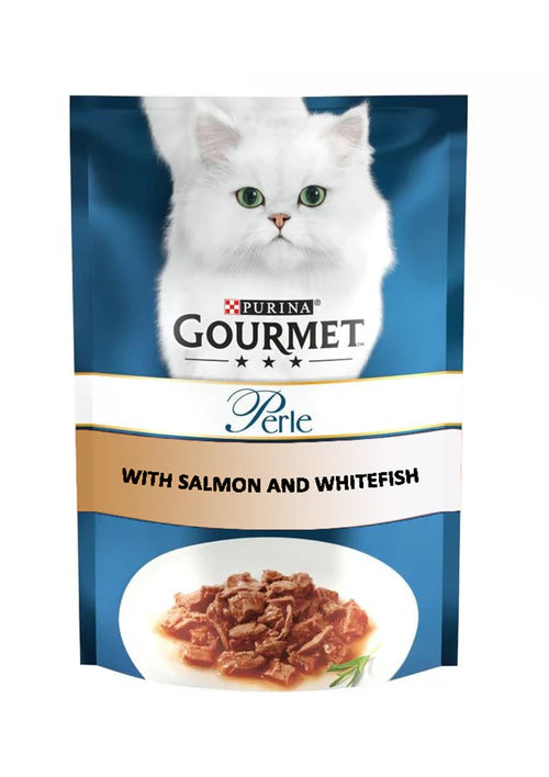 Purina Gourmet Perle with Salmon and shrimp 85g
