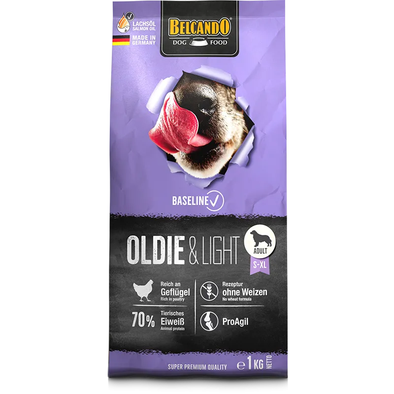 Belcando Baseline Oldie & Light Adult Dogs 1kg