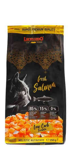Buy Leonardo Fresh Salmon Dry Cat Food 250g