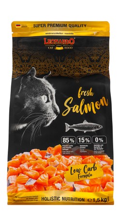 Leonardo Fresh Salmon Dry Food Cats 1.5kg