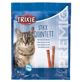 Trixie Premio Stick Quintett Salmon&Trout 5 Sticks Cats 25g