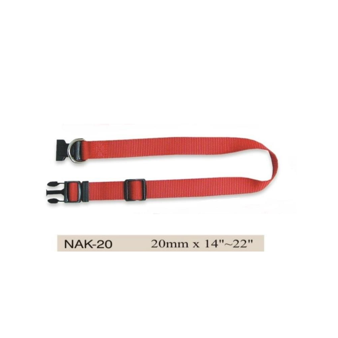 Collar - Nylon with Clip m. NAK-20