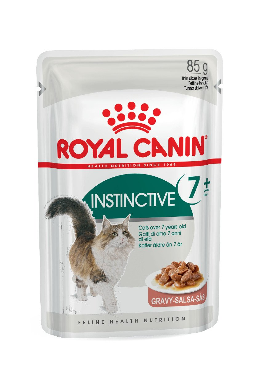 ROYAL CANIN¨ Instinctive 7+ in Gravy (85 gm\ Pouch) - Wet food for cats over 7 years old