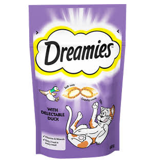 Dreamies cat treats with Duck 60g