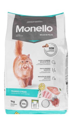 Monello Cat Food Hairball Chicken & Fish 1kg