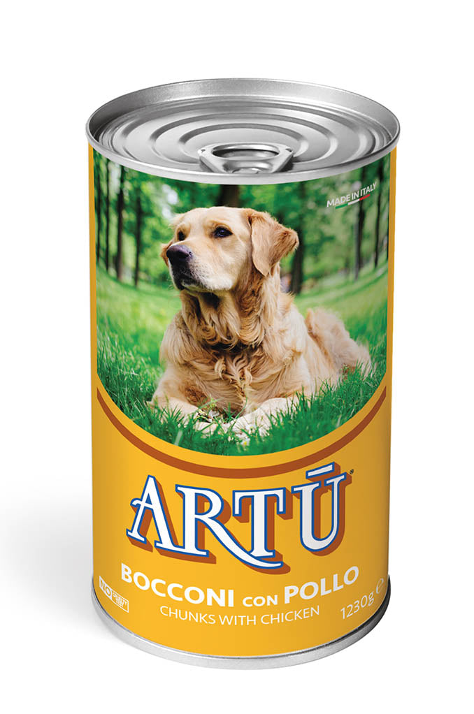 ARTU Chunks Chicken Dog Wet Food 415g