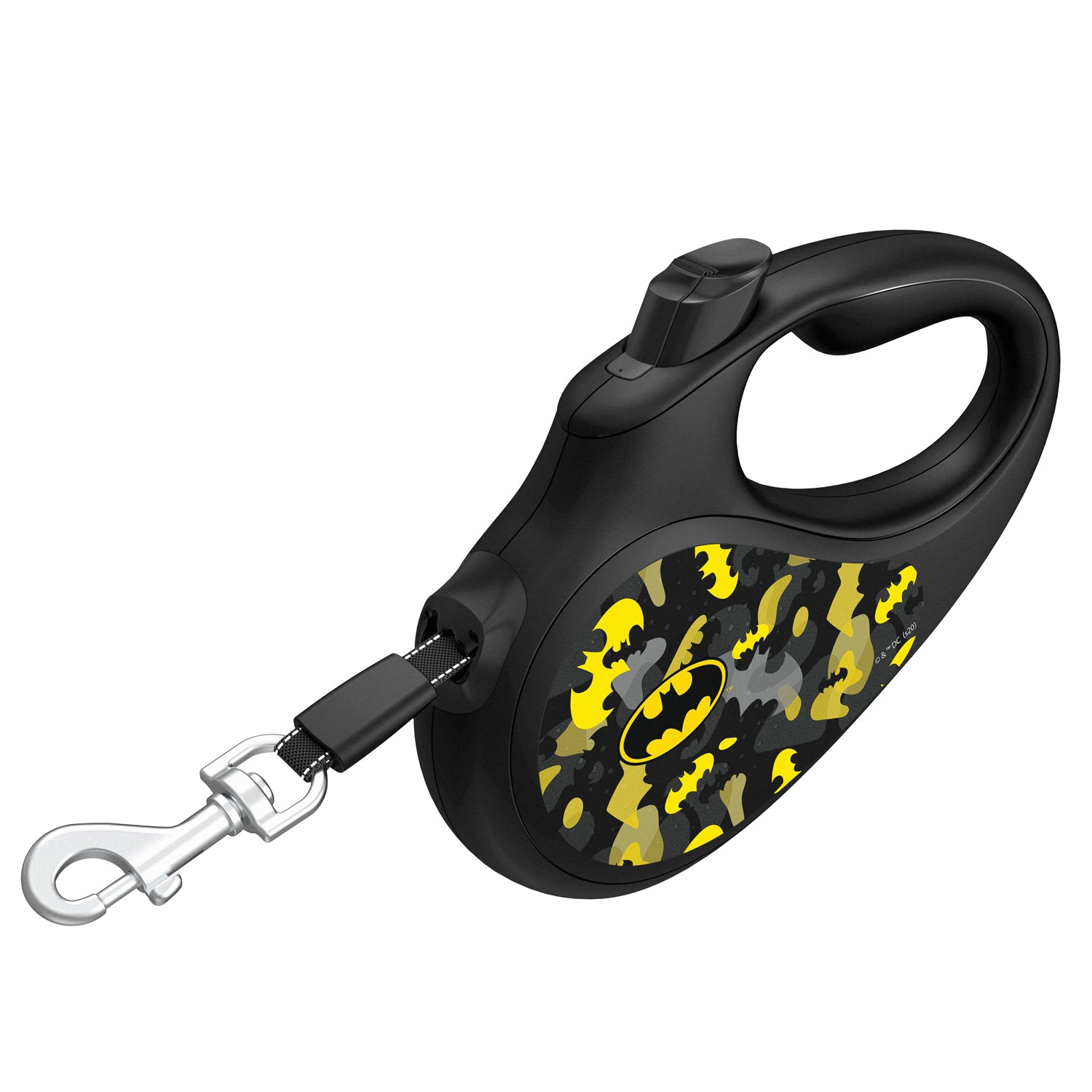مقود كلاب قابل للسحب من نوع WAUDOG R-leash، بنمط "باتمان" - 8126-1006