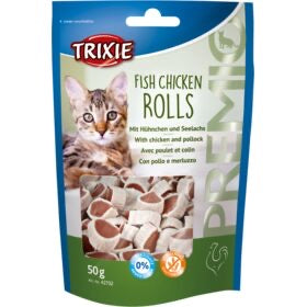 Trixie Premio Fish Chicken Rolls Chicken&Pollock 75g
