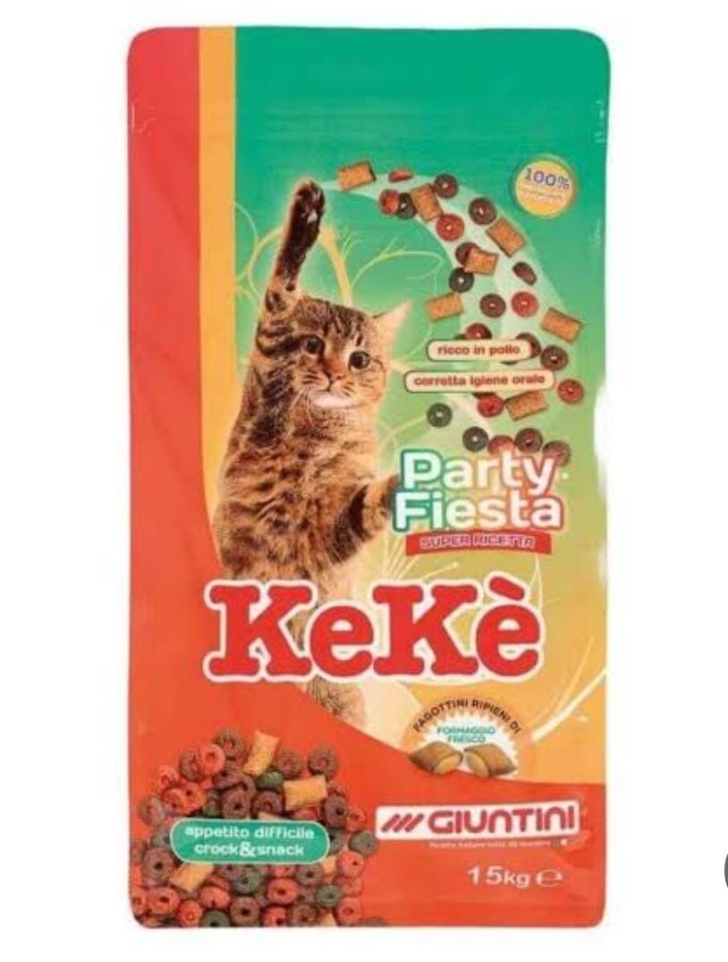 KeKè Party Fiesta Crock&Snack Rich in Chicken 15kg