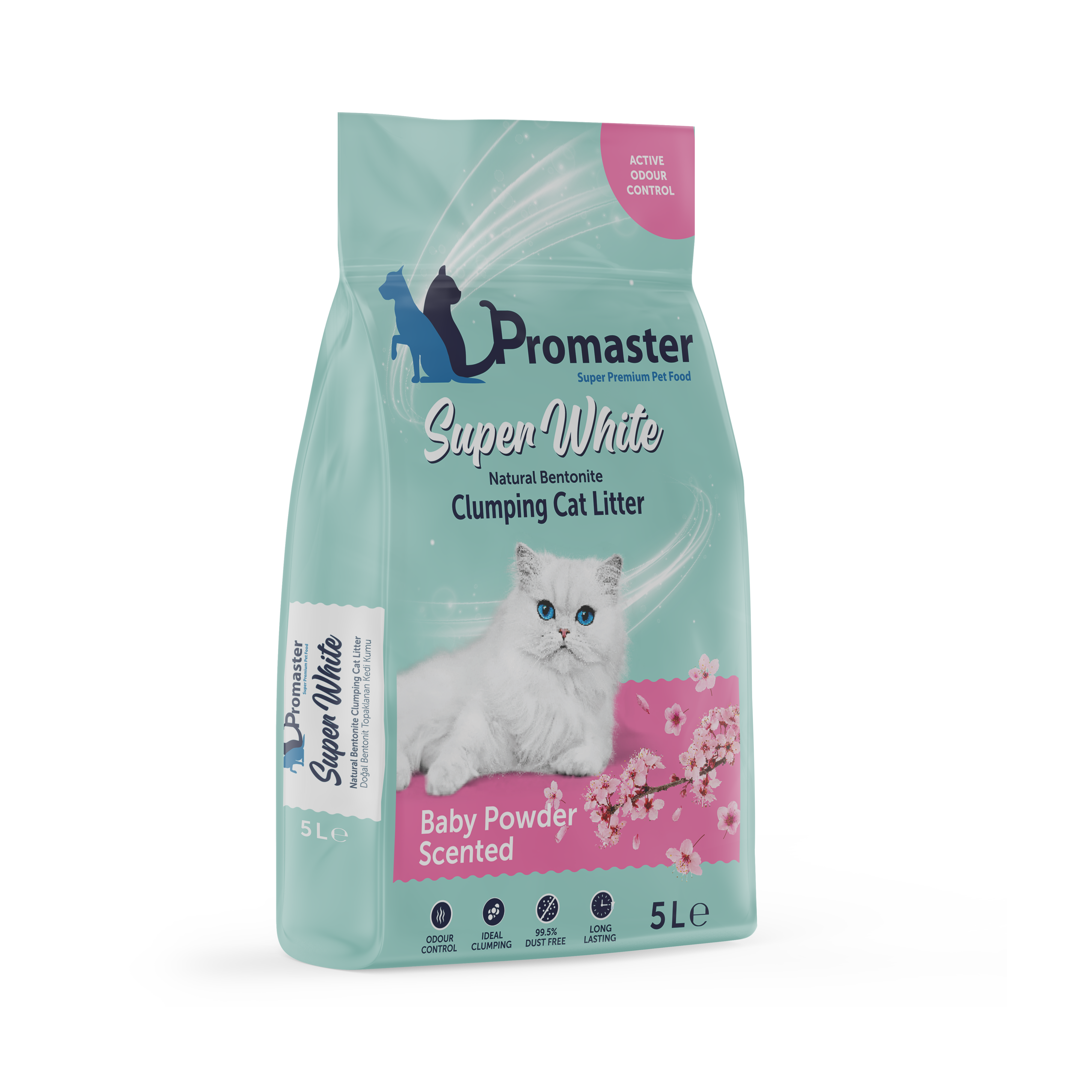 Promaster - Baby Powder Scented Clumping Cat Litter 10L