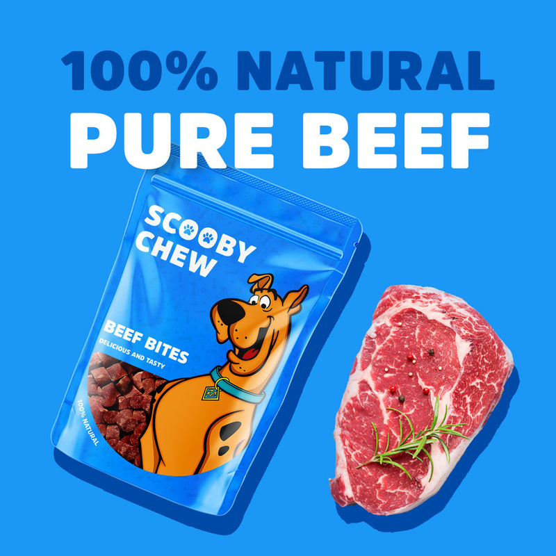 Scooby Chew with Beef Bites Dog Treats 120 g