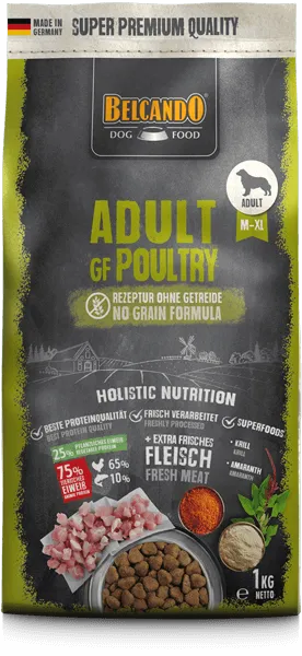 BELCANDO ADULT GF POULTRY ドライフード Belcando Adult GF Poultry 4kg