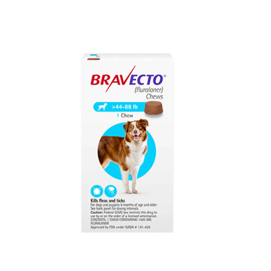 Bravecto Chewable Tablet For Large Dogs (20 40 Kg) X Tablet