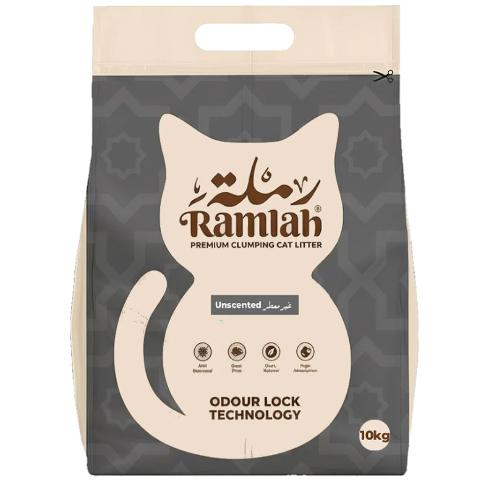 Ramlah Premium Cat Litter – Unscented 10kg