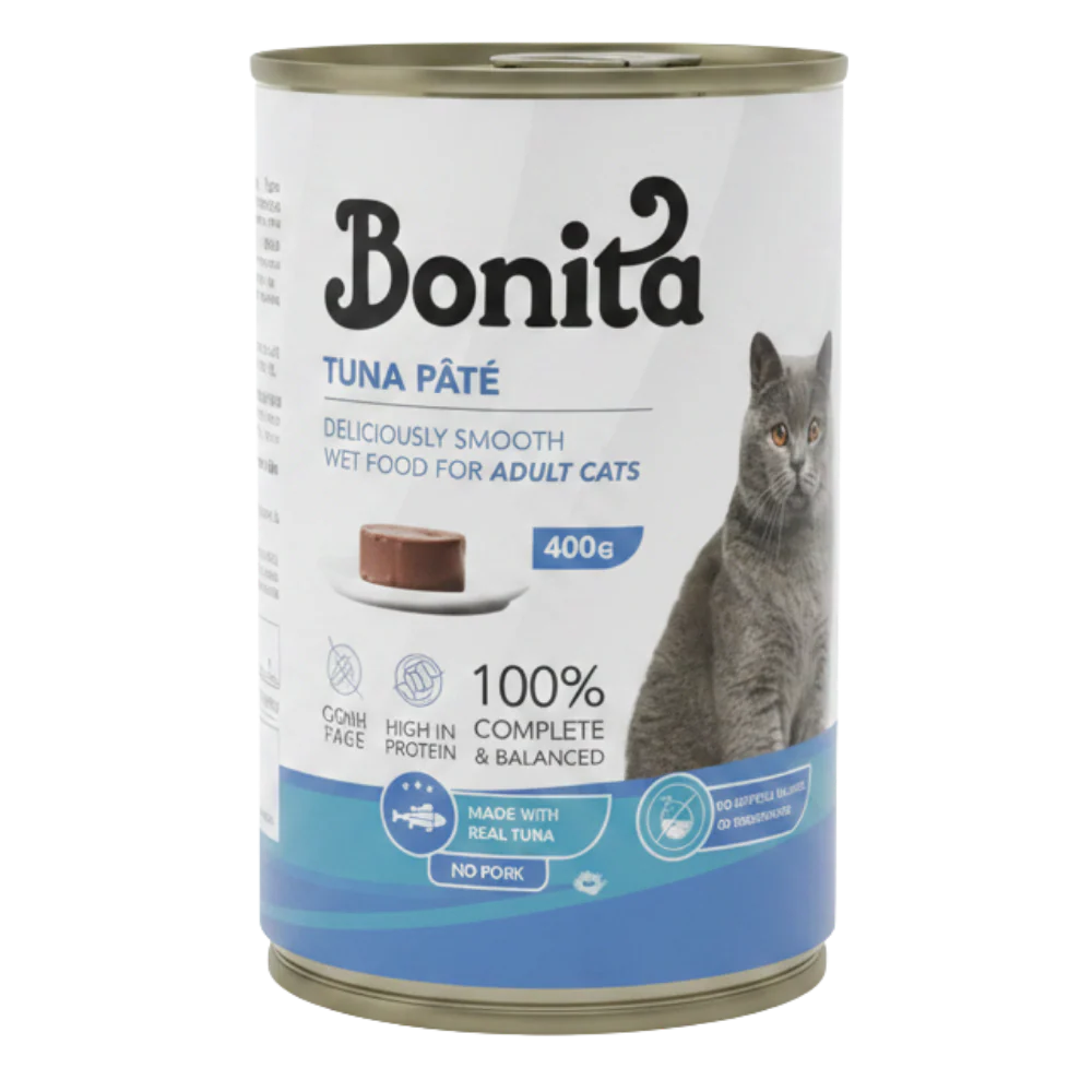 Bonita Wet Food For Adult Cat Tuna Pate 400 G