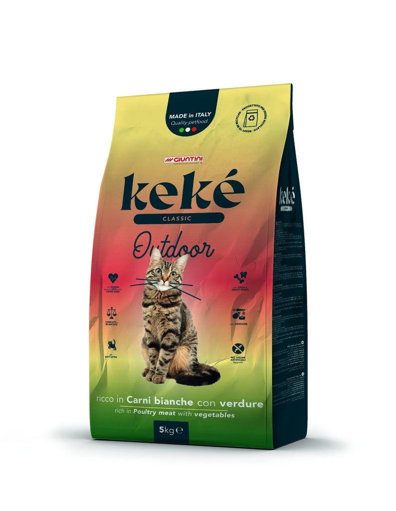 Keke Classic Outdoor Adult Cat Dry Food 5 Kg