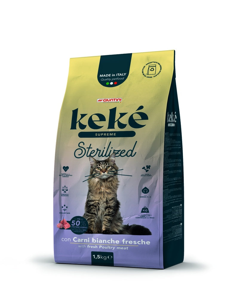 Keke Supreme Sterilized Adult Cat Dry Food 10kg