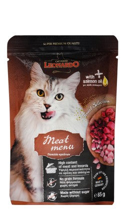 Leonardo With Meat Menu Adult Cats 85g