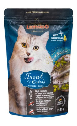 Leonardo With Trout & Catnip Adult Cats 85g