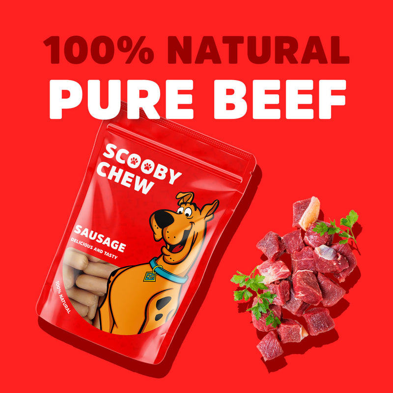 Scooby Chew with Sausage Dog Treats 120 g