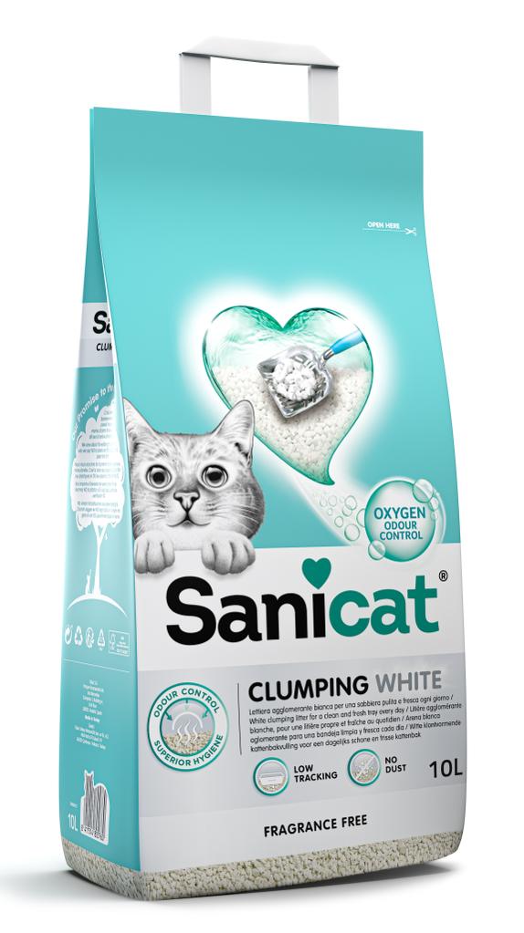 Sani Cat clumping white 10L