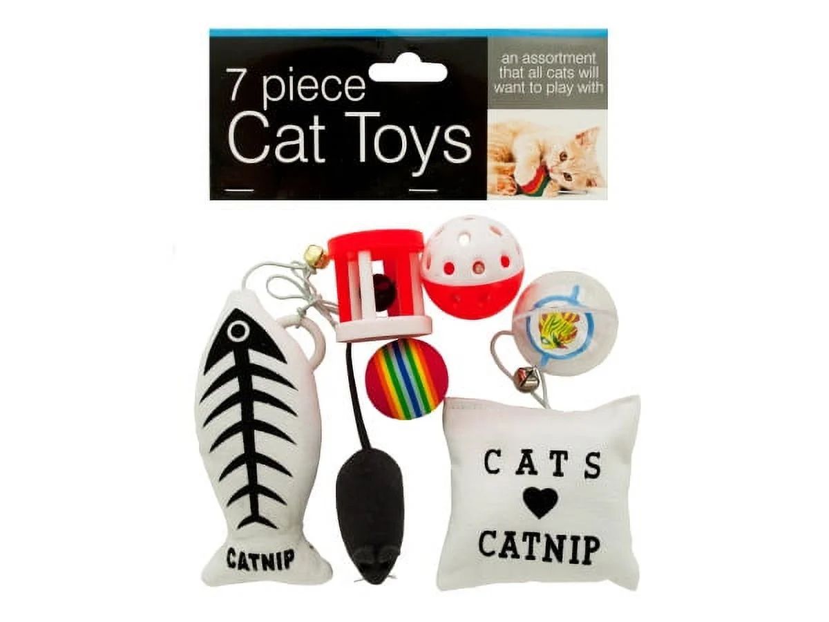 Naomi Cat Toy With Ball And Fish We-320