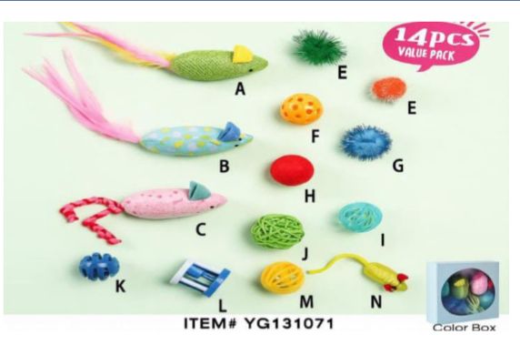 Naomi Cat gift set of 14 We-310