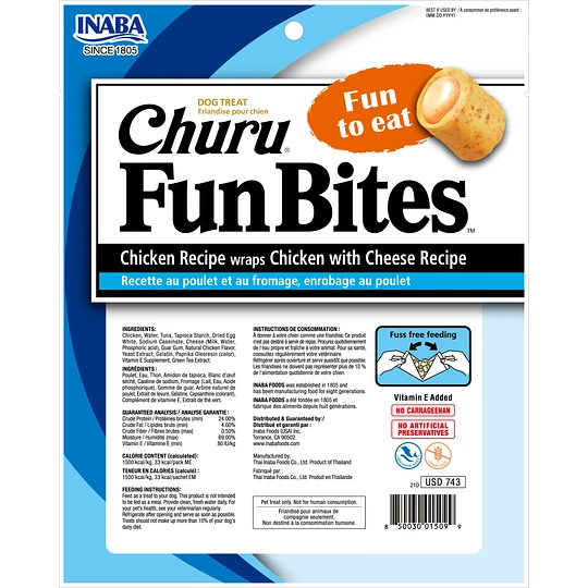 Churu Fun Bites Chicken Recipe wraps Tuna Recipe