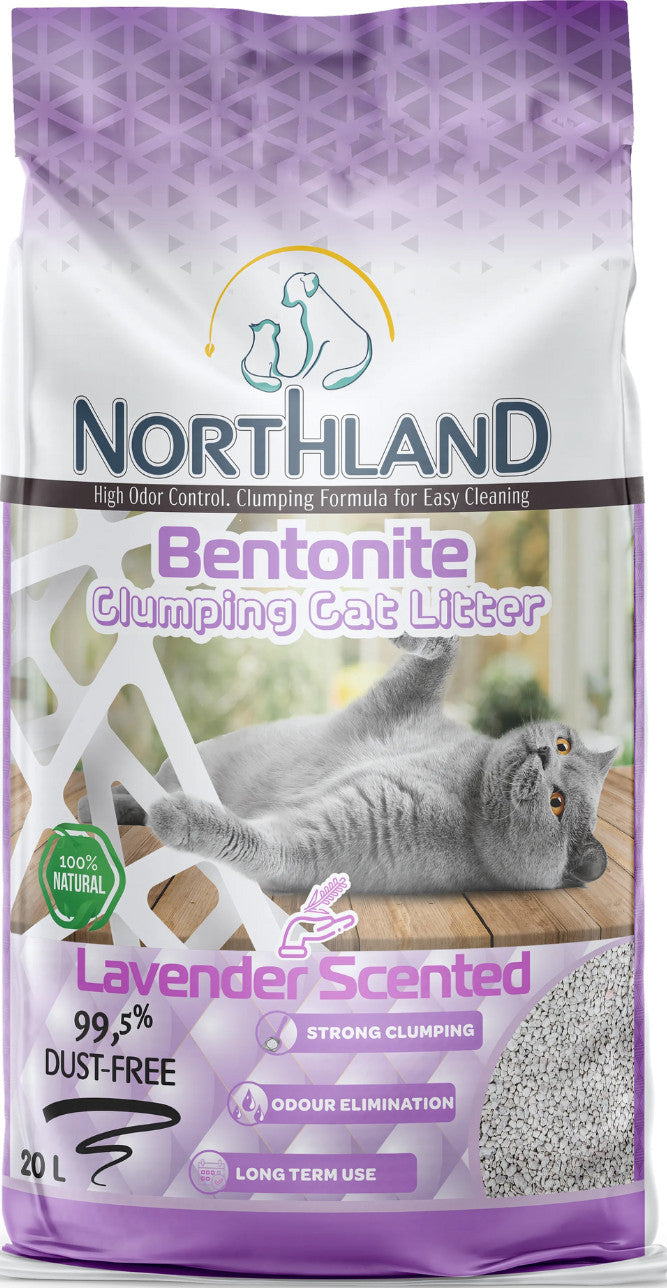Northland Bentonite Clumping Cat Litter -Lavander 10L