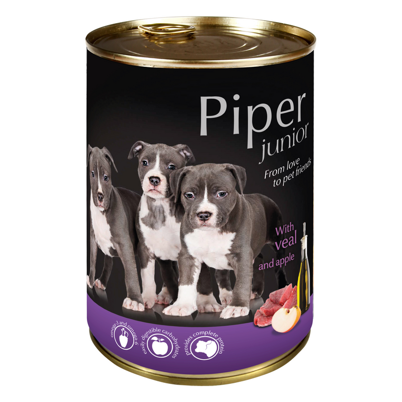 Piper Junior with Veal and Apple - 400g