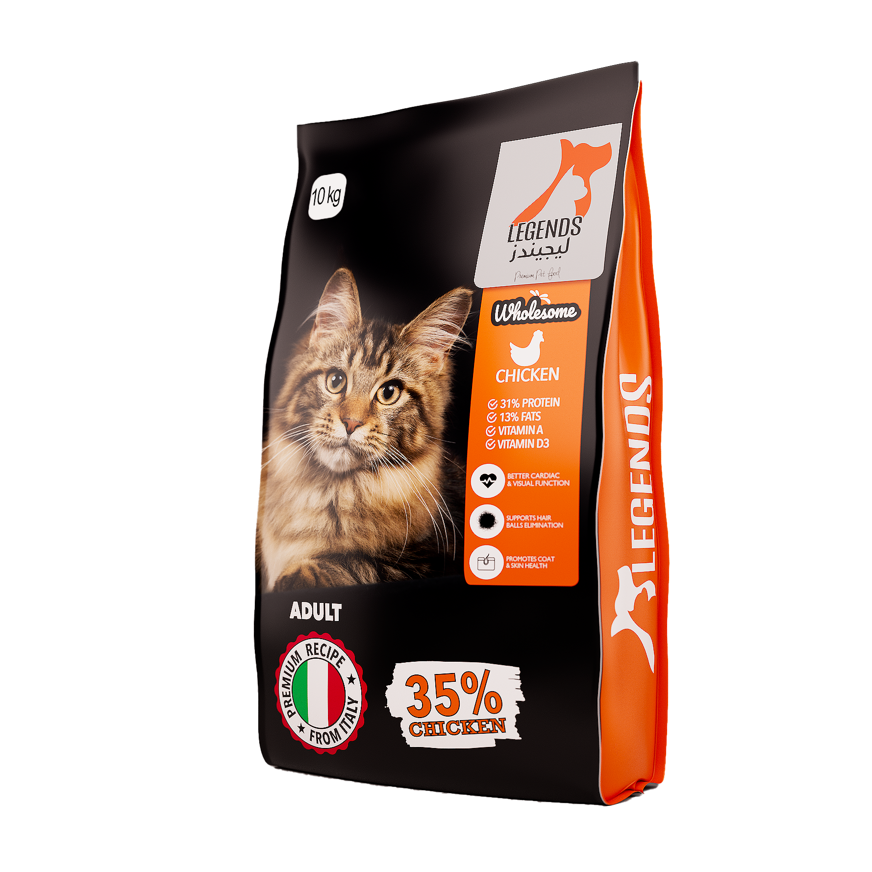 Legends Wholesome Chicken Adult Cat Dry Food 10KG