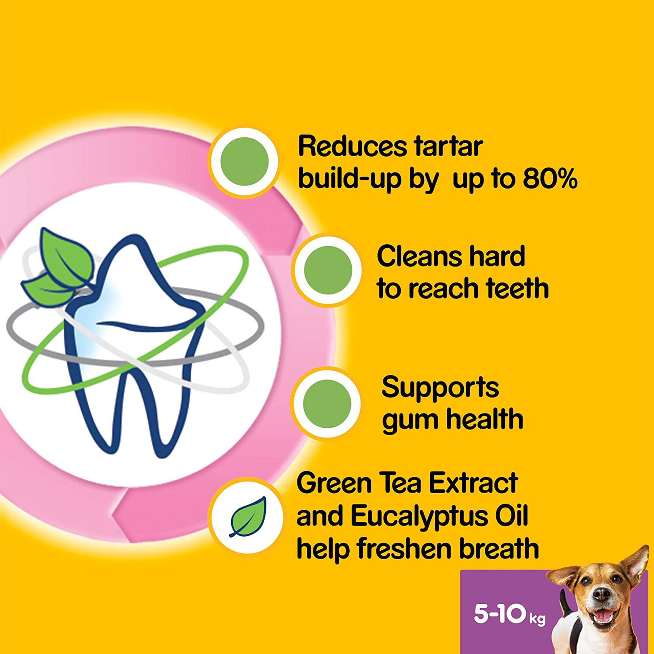 Pedigree Dentastix Fresh - Daily Dental Care Chews Small Dog 5-10 kg - 7 Sticks