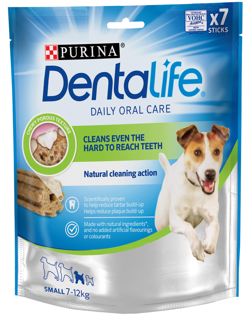 PURINA DENTALIFE DAILY ORAL CARE CHEW TREATS FOR SMALL DOGS 115G