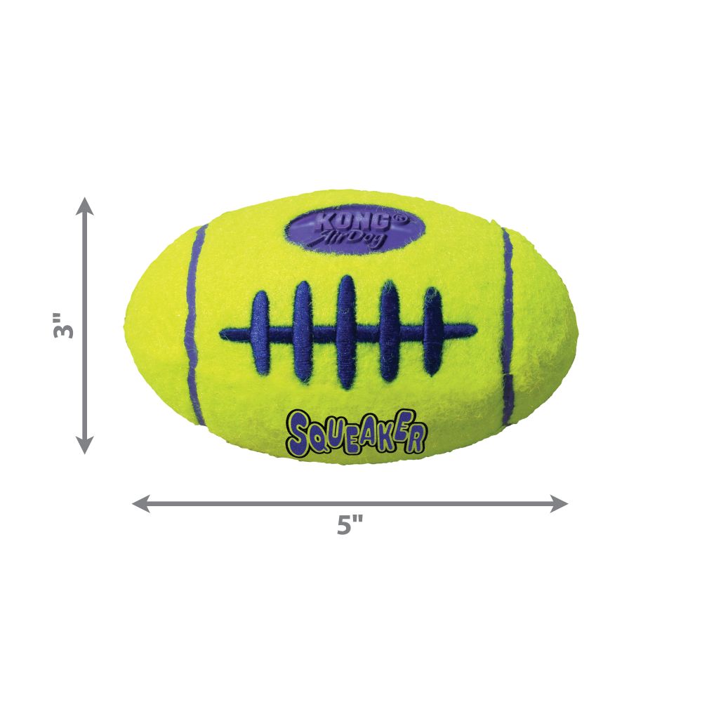 KONG® Air dog Squeaker Dog Toy (Football)