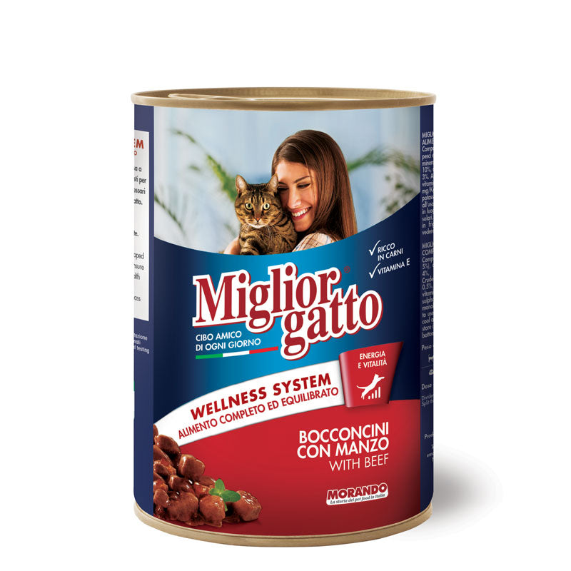 Miglior gatto Cat with Beef,405g