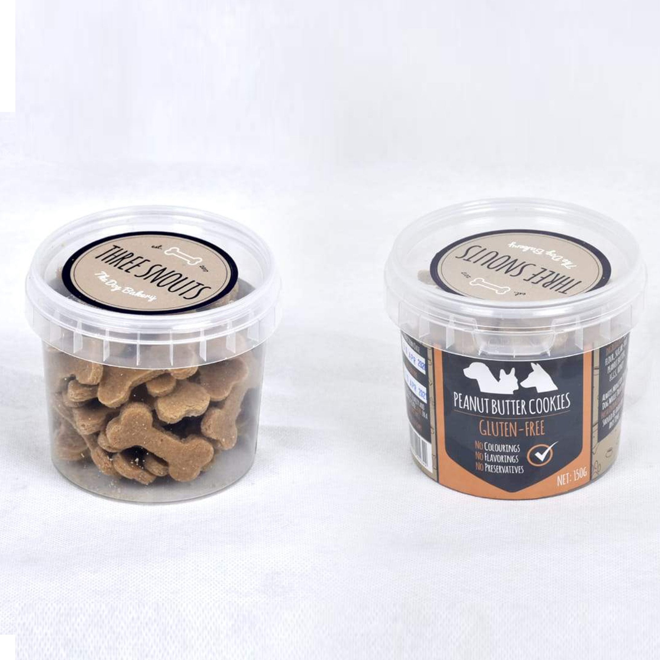 Three Snouts Peanut Butter Cookies 150g - Amin Pet Shop