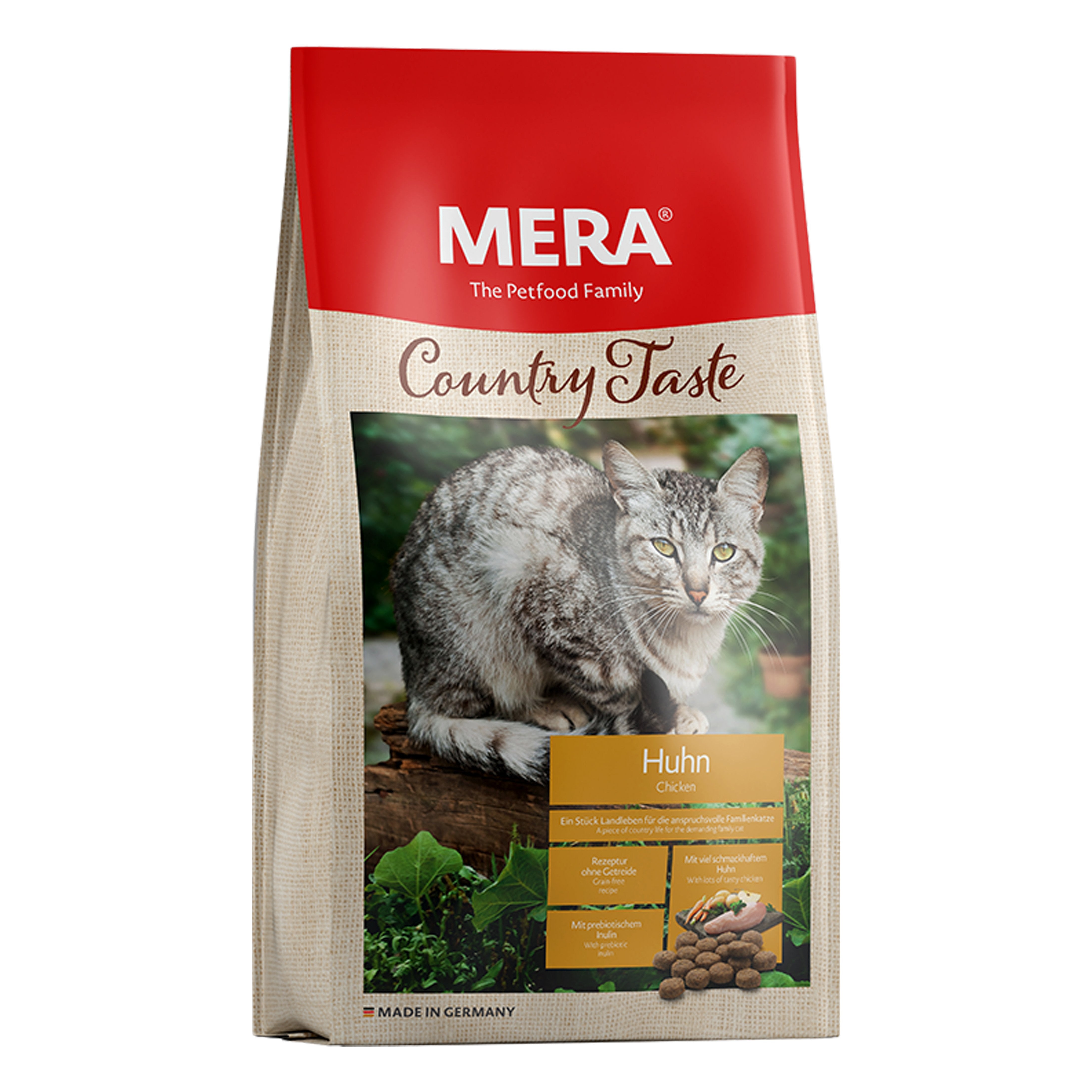 MERA Country Taste Chicken dry food for the family cat 400g