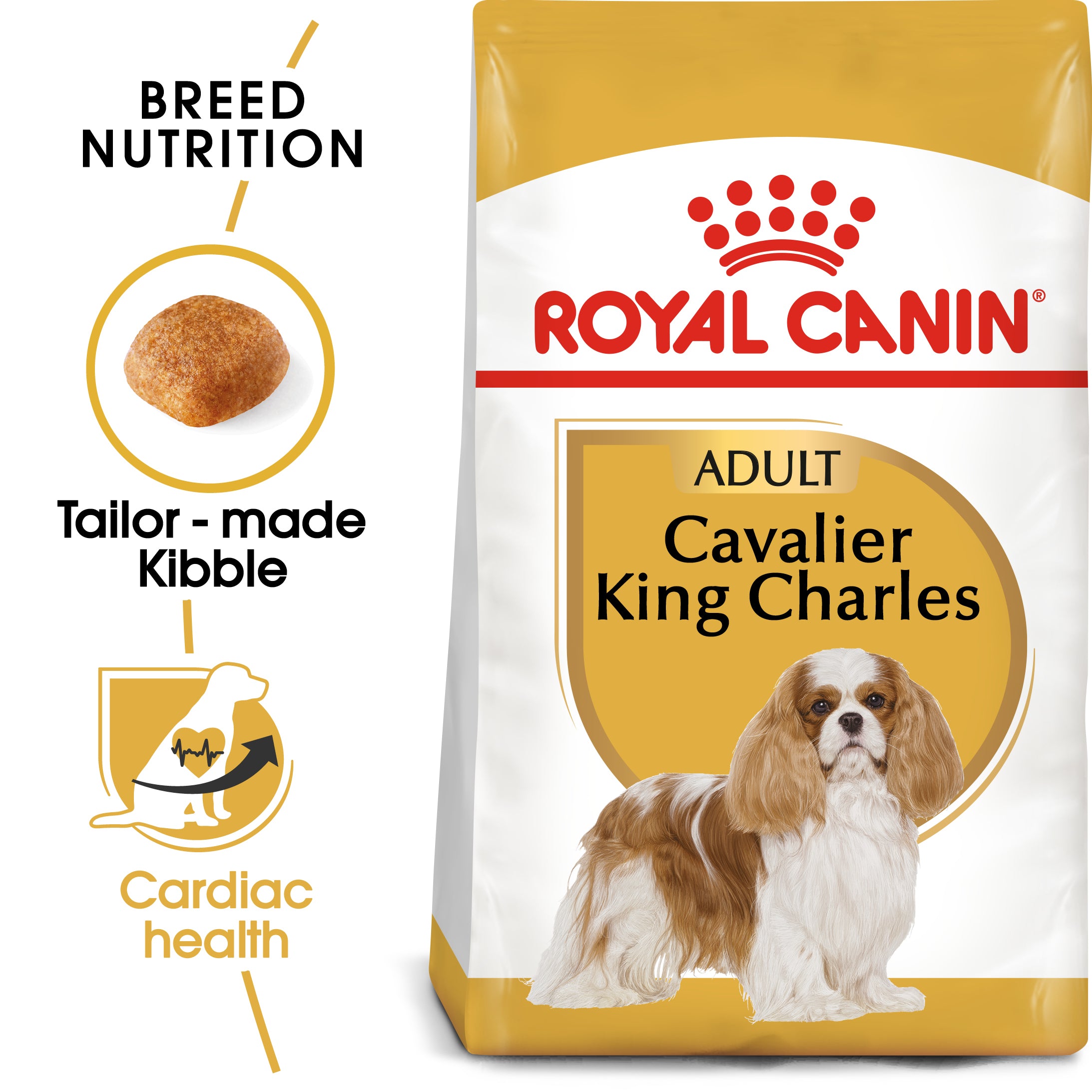 Royal Canin Cavalier King Charles Adult (3KG) - Dry food for adult dogs over 10 months