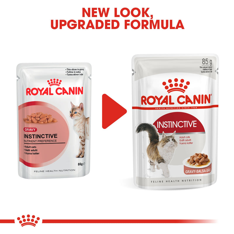 Royal Canin Instinctive in Gravy (85gm\ Pouch) - Wet food for adult cat - Amin Pet Shop