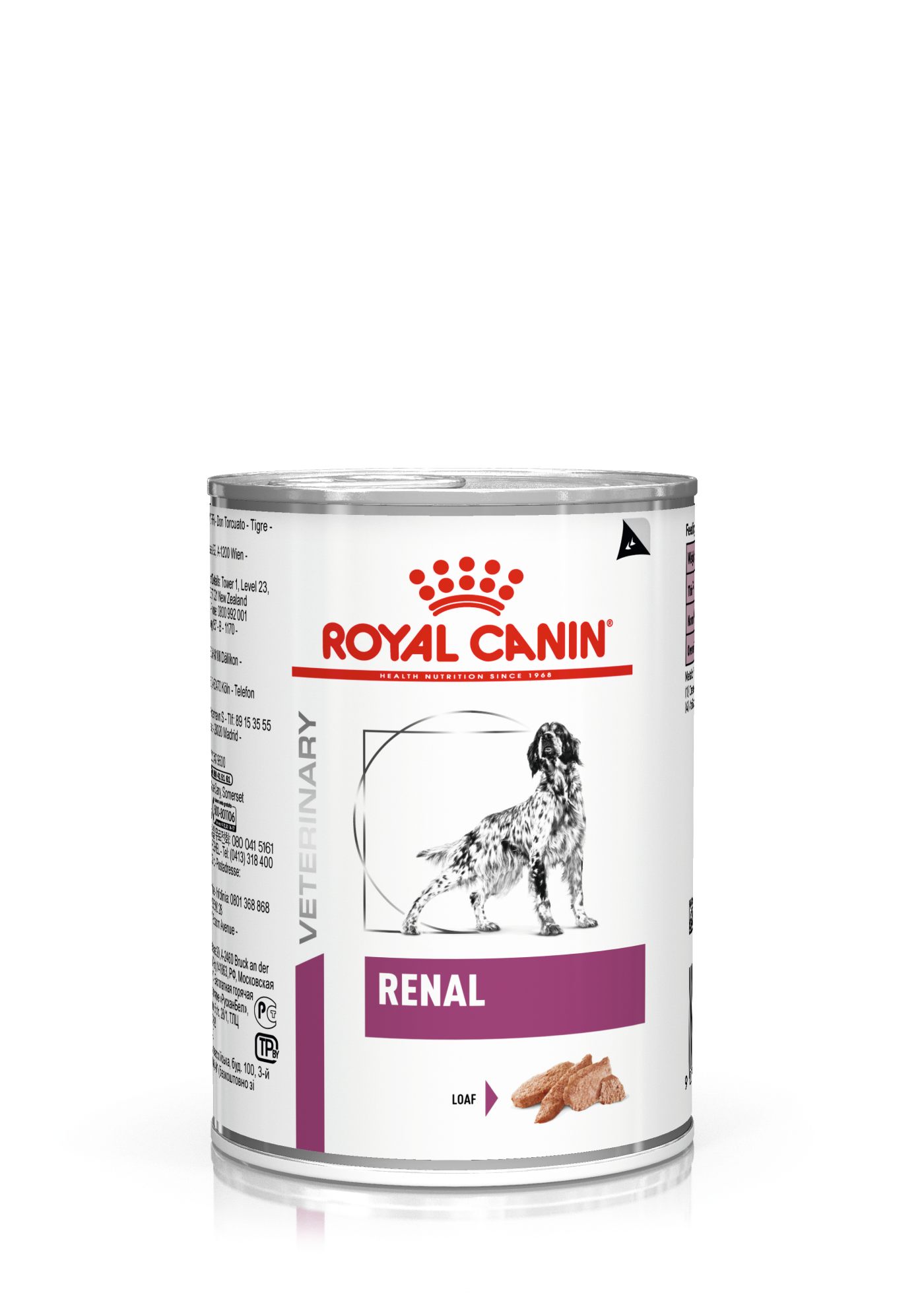 Renal Support Renal Canine Food Royal Canin RENAL Loaf 410gm