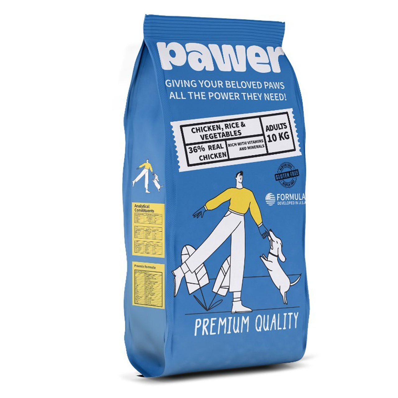 Pawer Dog Adult With Chicken & Rice 10kg