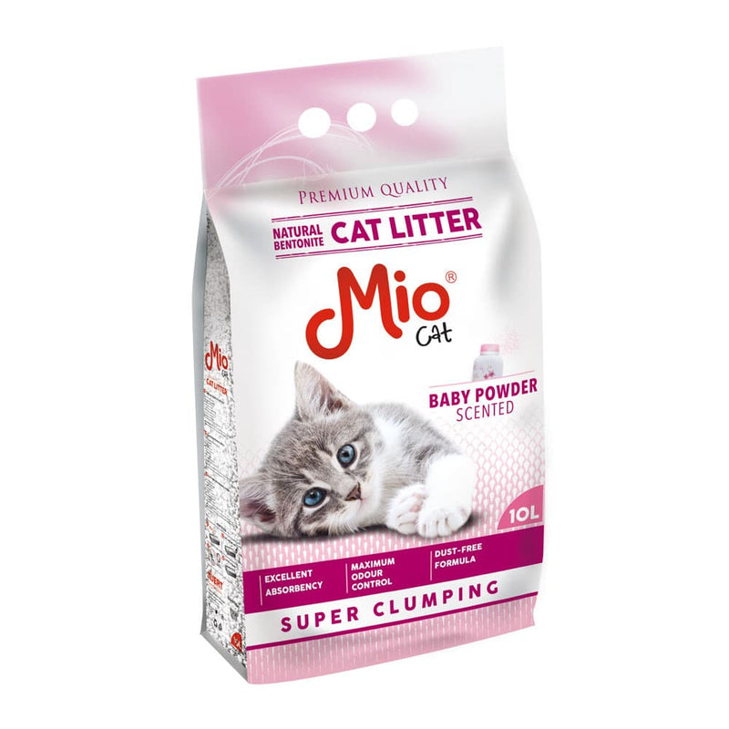 Mio Cat Litter With Baby Powder 10L