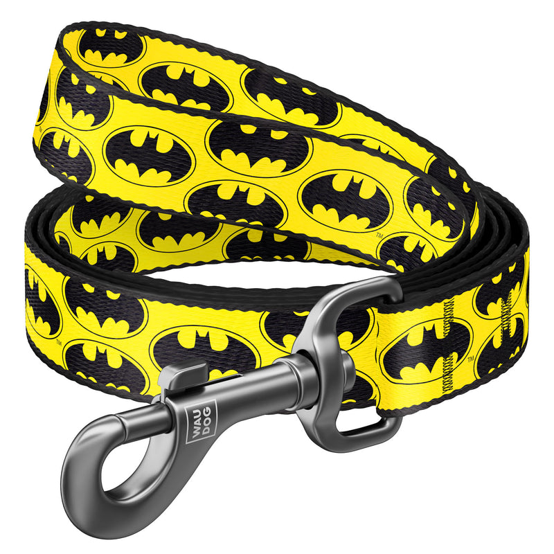 WAUDOG Nylon dog leash "Batman Logo" 0115-2001