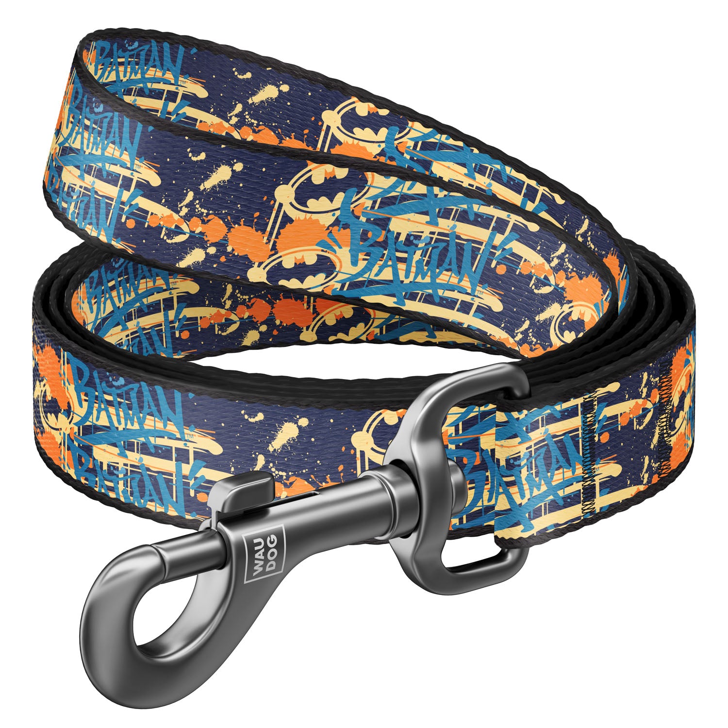 WAUDOG Nylon dog leash "Batman Jeans - 0120-2002