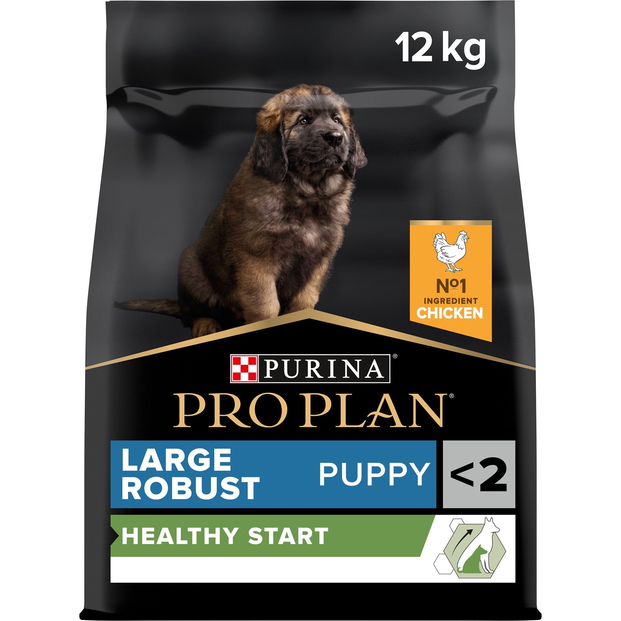 PURINA® PRO PLAN® Large Robust Puppy with OPTISTART® Rich in Chicken Dry Food - 12 KG